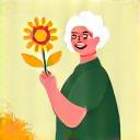 A vibrant, mature adult enjoying outdoor activities, symbolizing healthy aging and vitality.